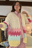 Patsy Chunky Knit Cardigan Brights